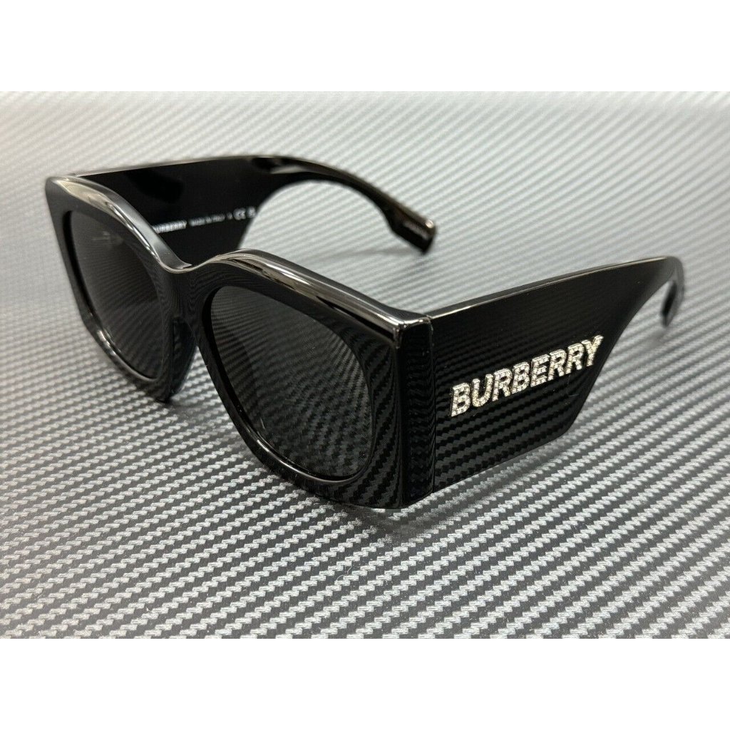 New Burberry Black Womens Stud Sunglasses